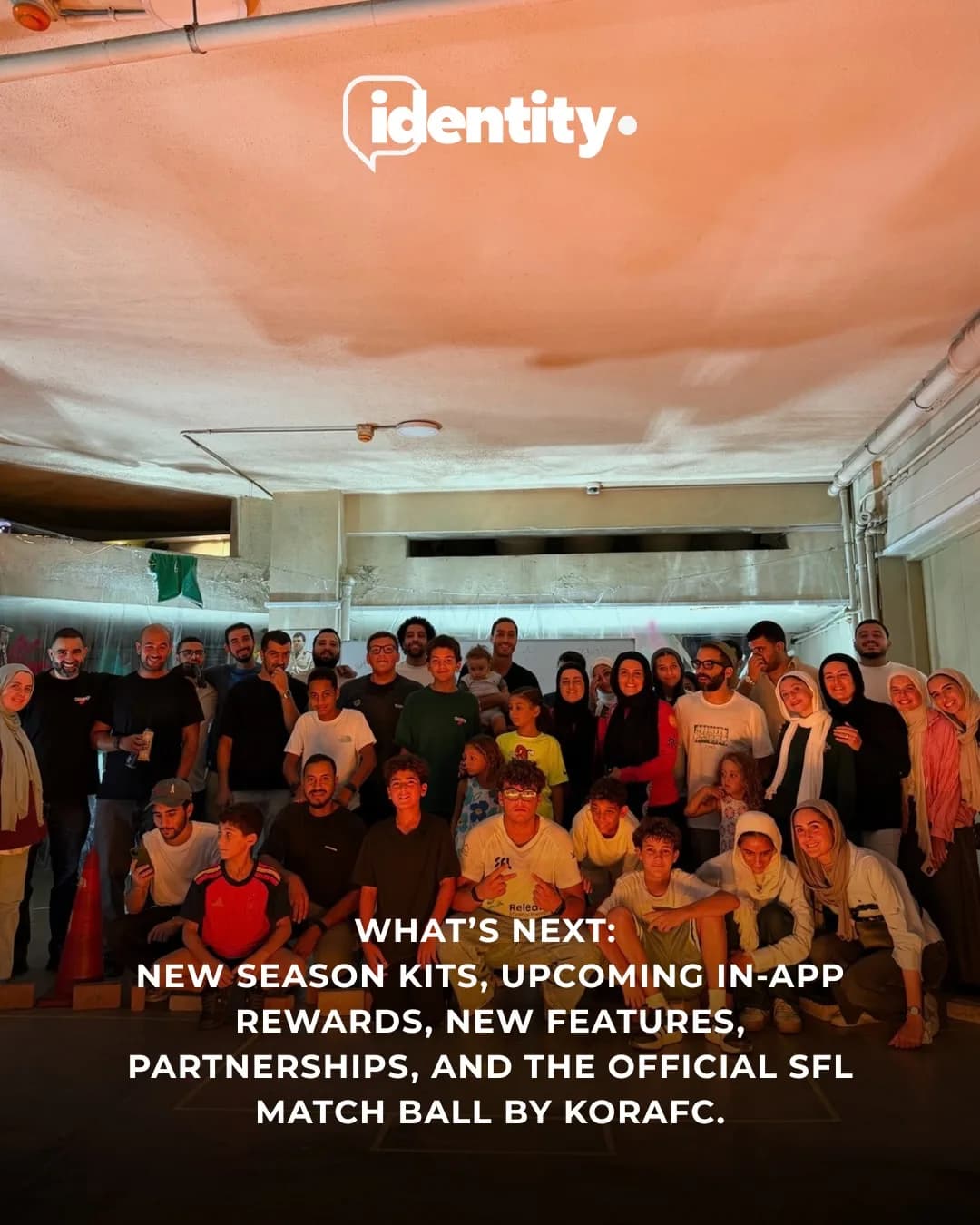 Players, partners and the SFL community at Social Football League's 10th anniversary